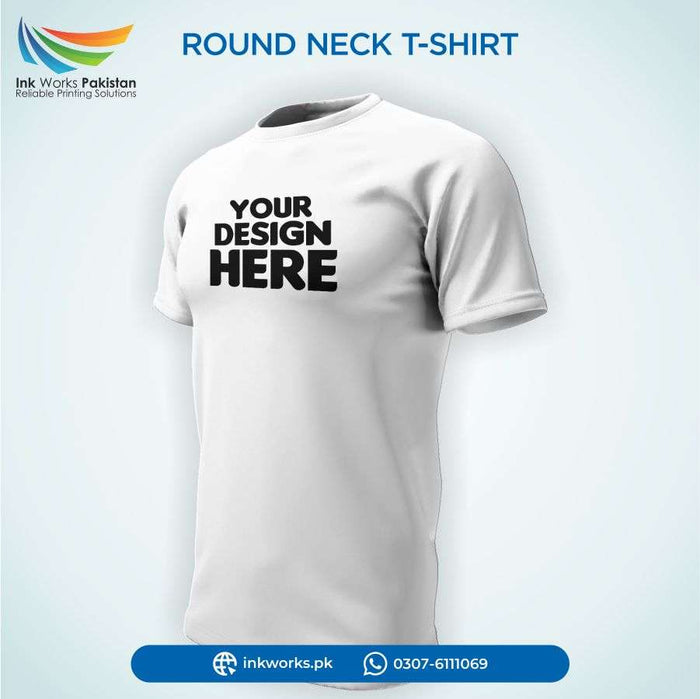 Customized Round Neck T-Shirt