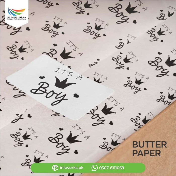 customized butter paper for food packaging
