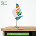Customized Table Mini Flags | Personalized Desk Top Flag for Office | InkWorks Pakistan