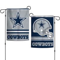 Dallas Cowboys Garden Flags 2 sided 12.5" x 18"