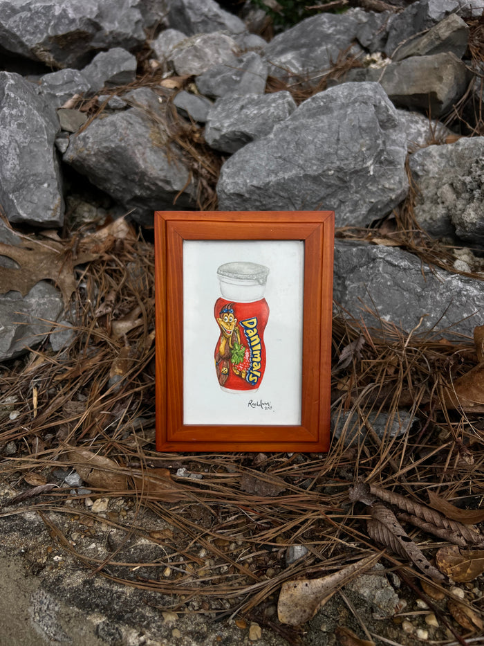 Danimals Drinkable Yogurt Watercolor - Giclee