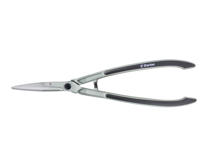 Lightweight handheld garden shears with ergonomic handles and steel blades for pruning and trimming