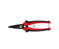 Flower snips with stainless steel blades and soft green handles for precise cutting of flowers and stems