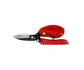 Floral shears with stainless steel blades and green comfort handle for precise cutting of stems and flowers