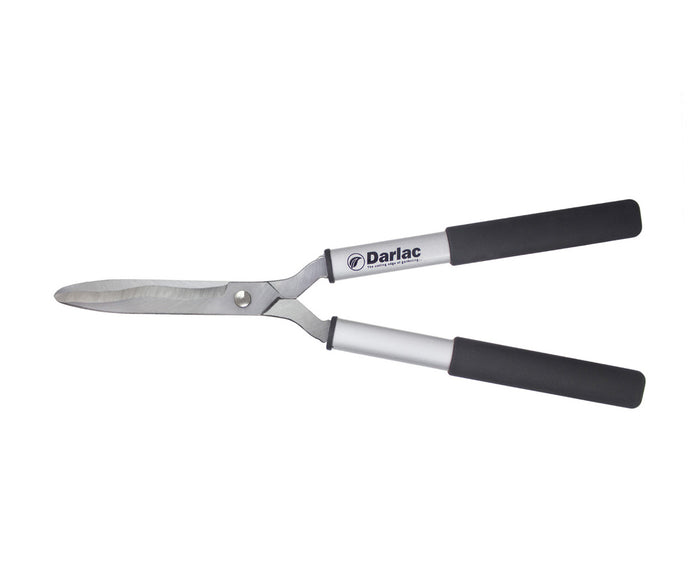 Lightweight bypass garden shears with ergonomic handles and sharp steel blades for pruning shrubs and roses
