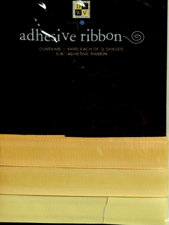 DCWV Yellows Adhesive Ribbon - SCRAPBOOKFARE