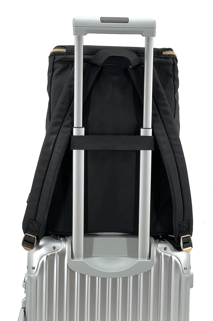 Deluxe Computer Backpack with Gold Zips
