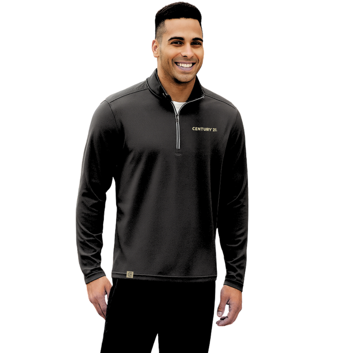Designer Textured 1/4 Zip - Mens