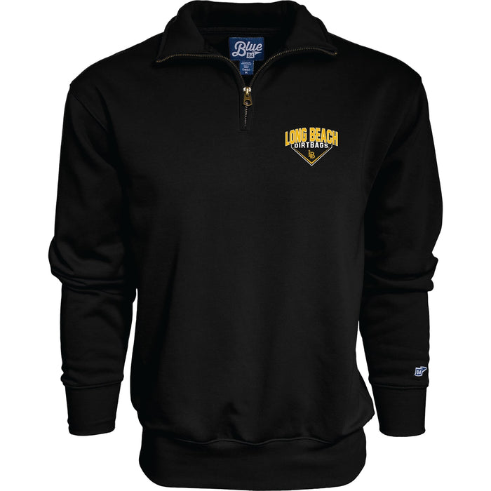 Dirtbags LB Base 1/4 Zip - Black, Blue 84