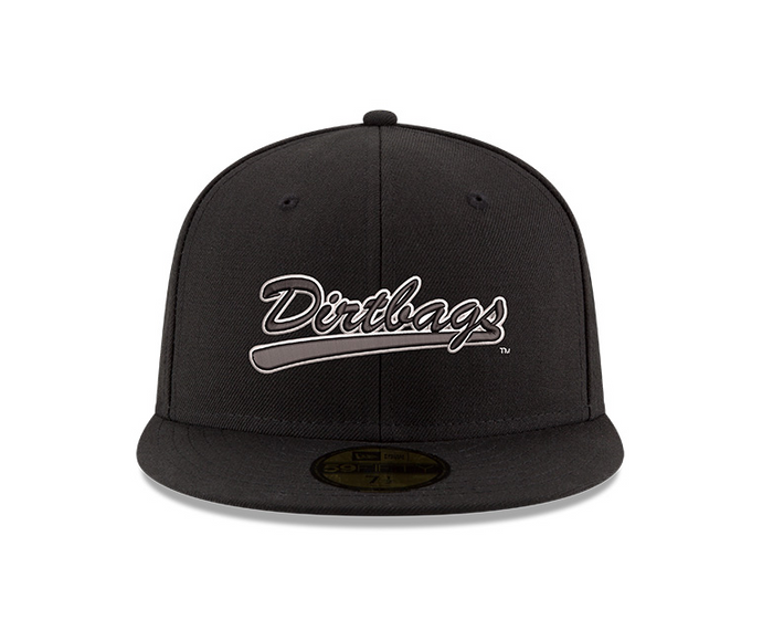 Dirtbags LB Flat Brim Sized - Black, New Era