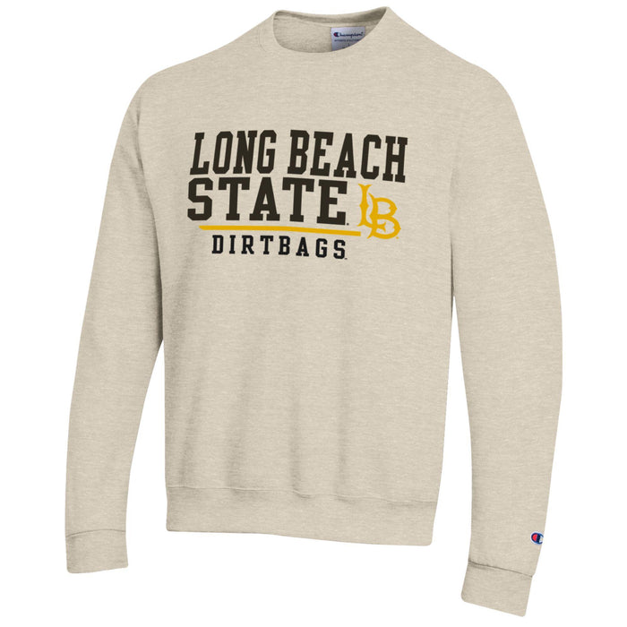 Dirtbags LBSU Fleece Crew -Oatmeal