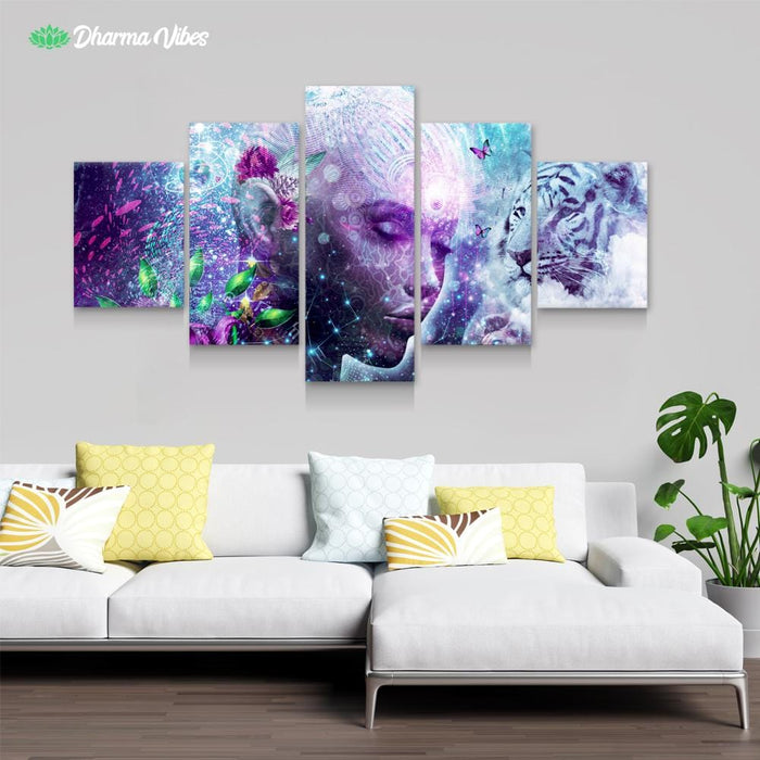 Discovering The Cosmic Consciousness by Cameron Gray 5-Piece Canvas