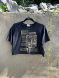Dog Teeth - Black Cropped Tshirt