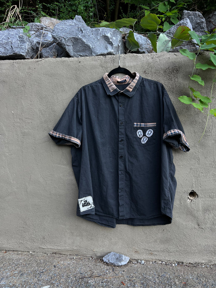 Dog Teeth - Dark Grey Shirt