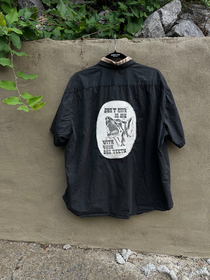 Dog Teeth - Dark Grey Shirt