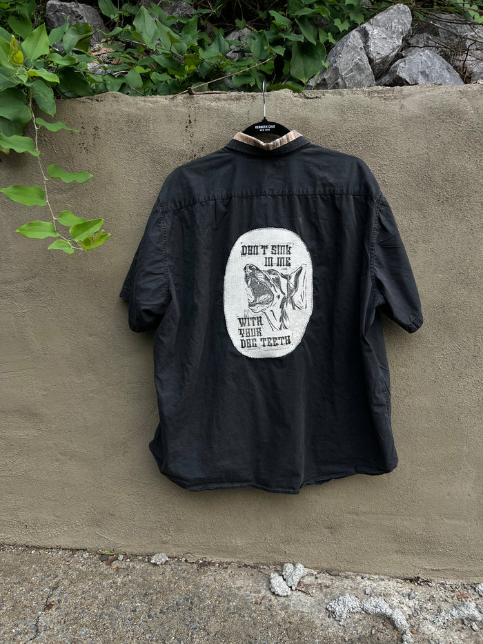Dog Teeth - Dark Grey Shirt