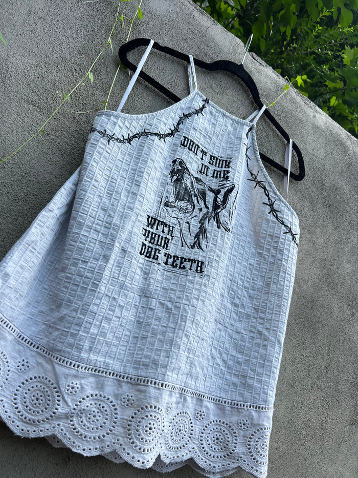 Dog Teeth - Grey Tank Top