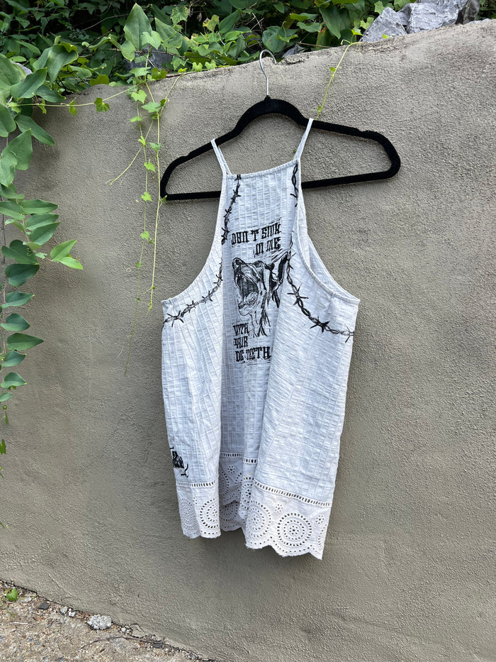 Dog Teeth - Grey Tank Top