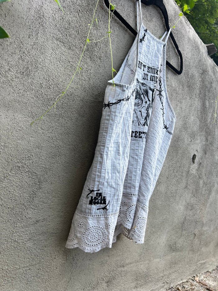 Dog Teeth - Grey Tank Top
