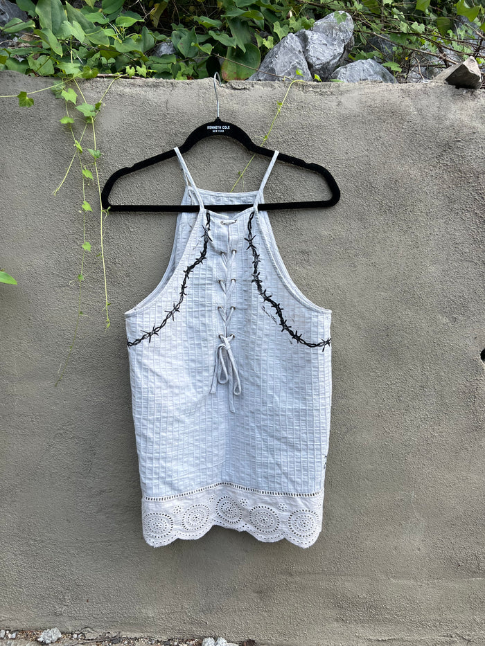 Dog Teeth - Grey Tank Top
