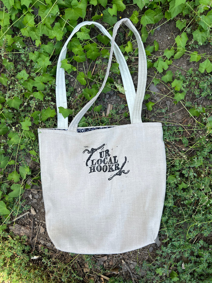 Dog Teeth - Handmade Tote Bag