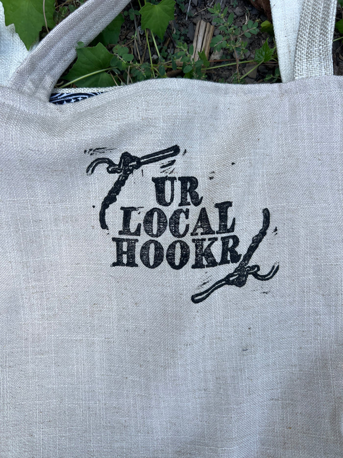 Dog Teeth - Handmade Tote Bag