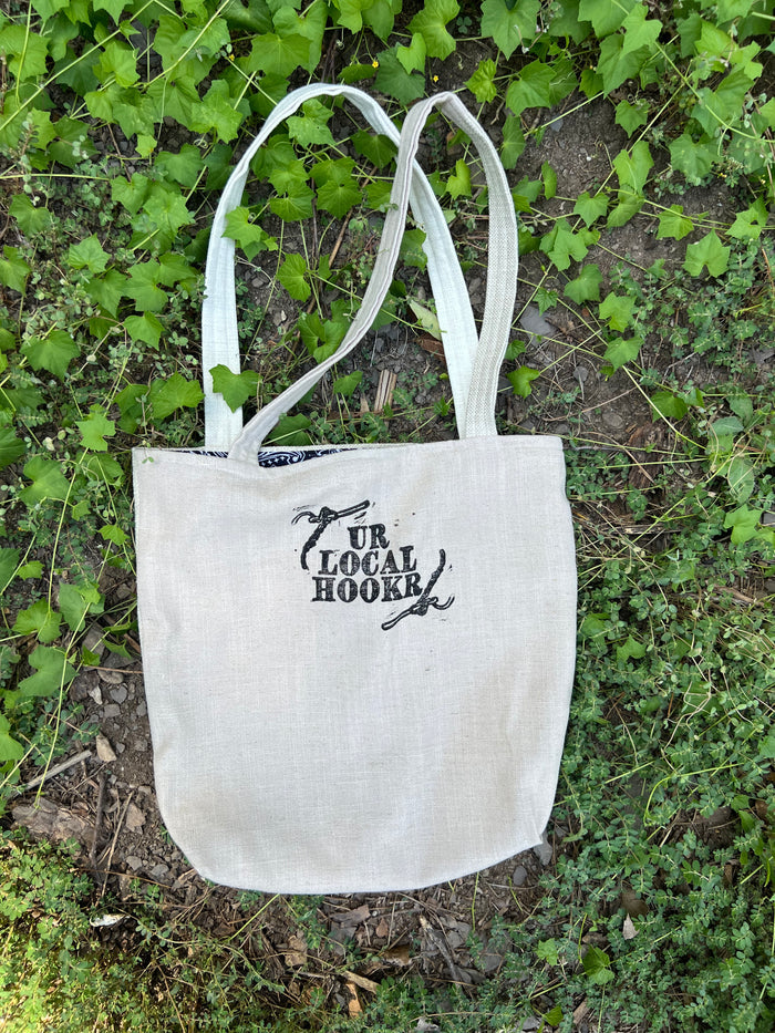 Dog Teeth - Handmade Tote Bag