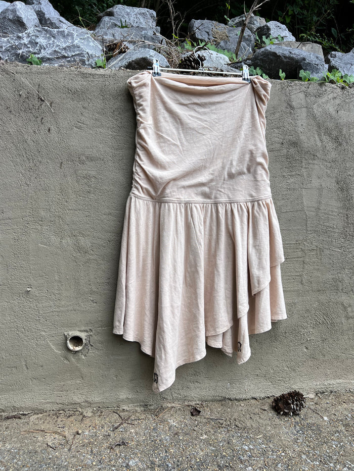 Dog Teeth - tan dress