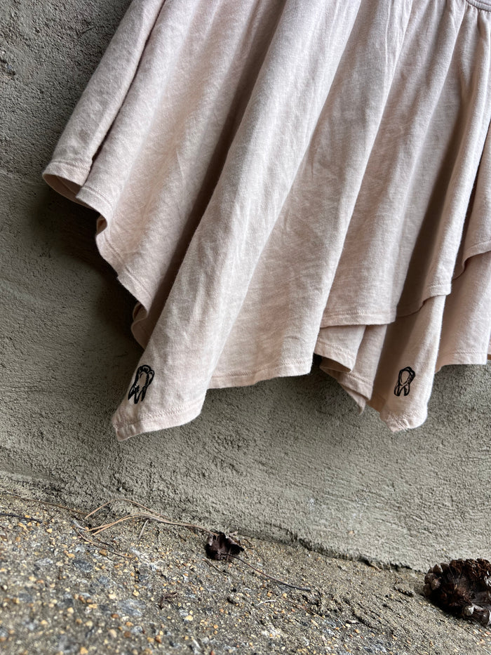 Dog Teeth - tan dress