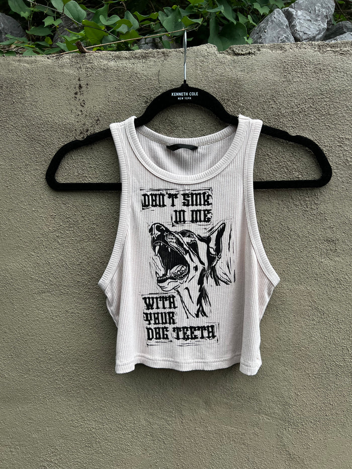 Dog Teeth - Tan Tank Top