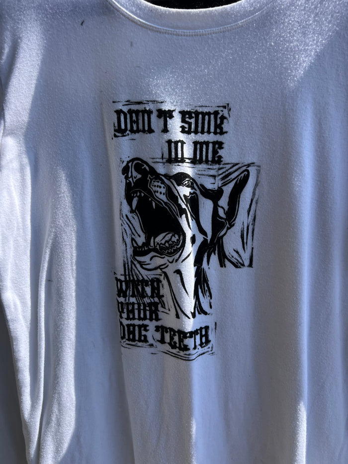 Dog Teeth - White Long-Sleeve Tshirt