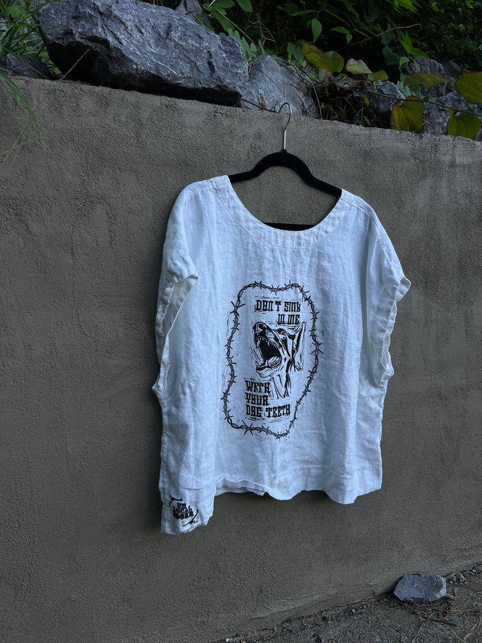 Dog Teeth - White Shirt