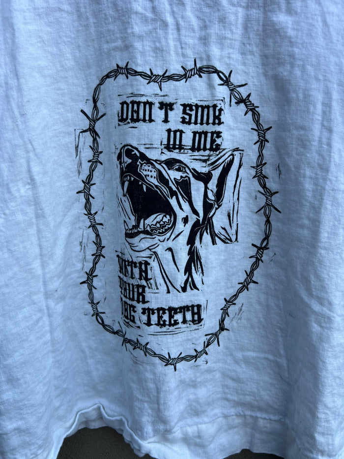 Dog Teeth - White Shirt