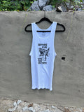 Dog Teeth - White Tank Top