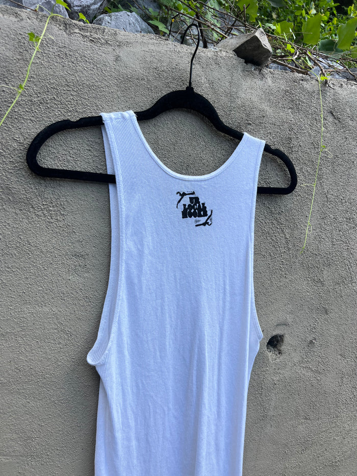 Dog Teeth - White Tank Top