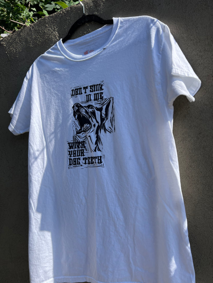 Dog Teeth - White Tshirt