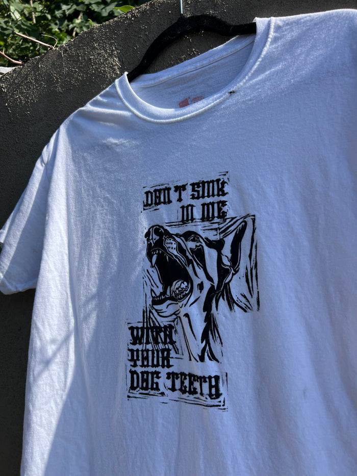 Dog Teeth - White Tshirt