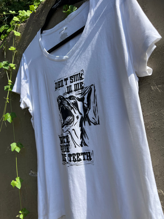 Dog Teeth - White Tshirt