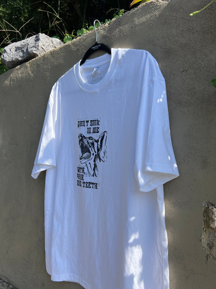 Dog Teeth - White Tshirt