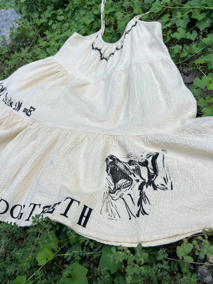 Dog Teeth - Yellow Dress