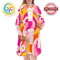 Donuts Donuts Donuts - Blanket Hoodie white / ONESIZE