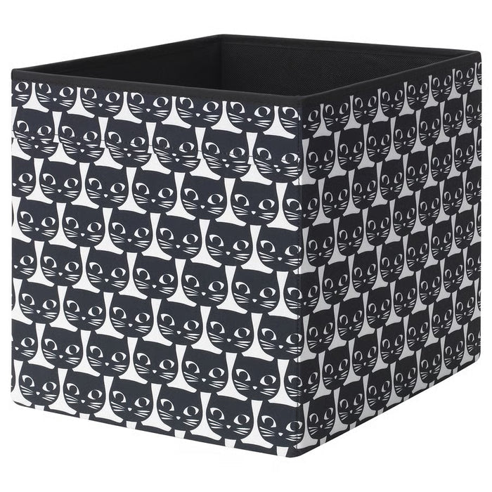 DRONA Box, White & black cats, 33x38x33cm