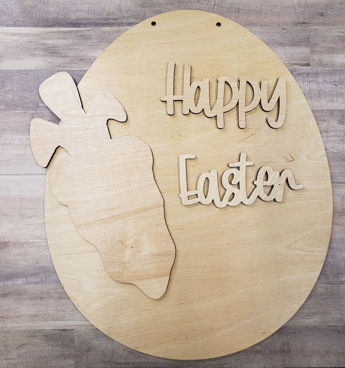 Easter Egg and Carrot