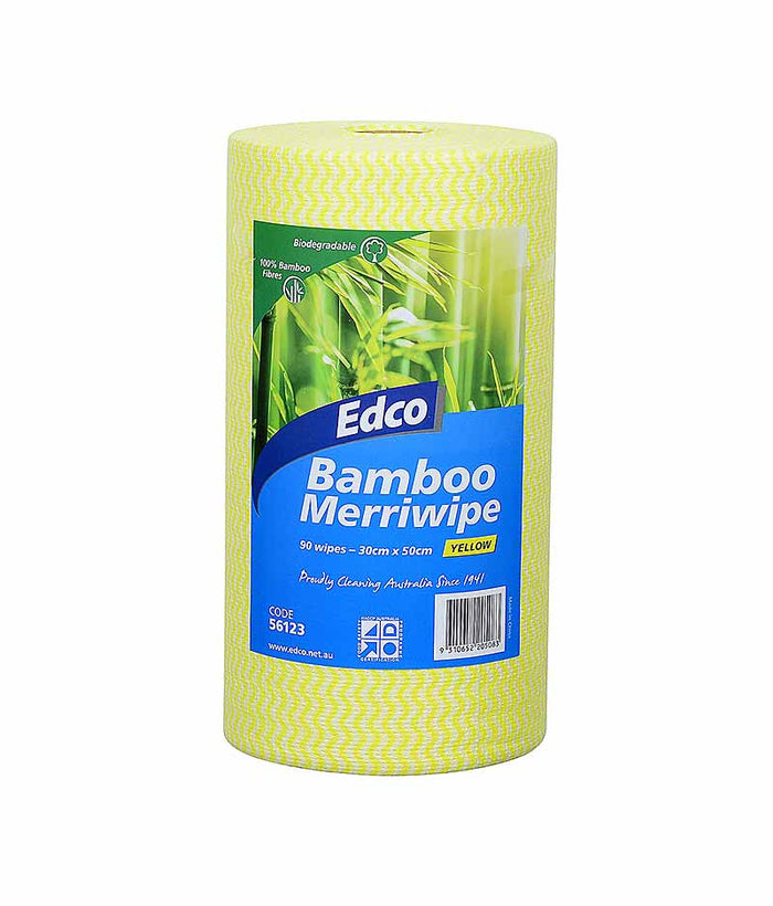 Edco Bamboo Merriwipes - 90 Sheets Per Roll - Stone Doctor Australia - Cleaning Accessories > Kitchen >Bamboo Wipes