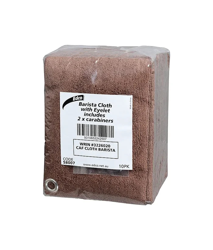 Edco Barista Cloth with Eyelet  (10 pcs) - Stone Doctor Australia - Cleaning Accessories > Wipes > Barista Cloth