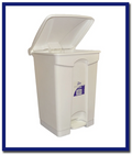Edco Handy Step Bin With Pedal (Assembled) - 1 Unit - Stone Doctor Australia - Cleaning Accessories > Bins > Pedal Bins