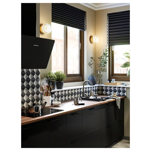 EKBACKEN Worktop, Brown walnut effect/laminate, 186x63.5x2.8cm