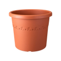 Algarve Cilindro Terra terracotta cylindrical planter pot for patio and garden