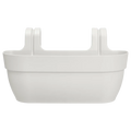 Vibia Campana Easy Hanger 46cm silky white hanging planter with smooth finish and integrated hook
