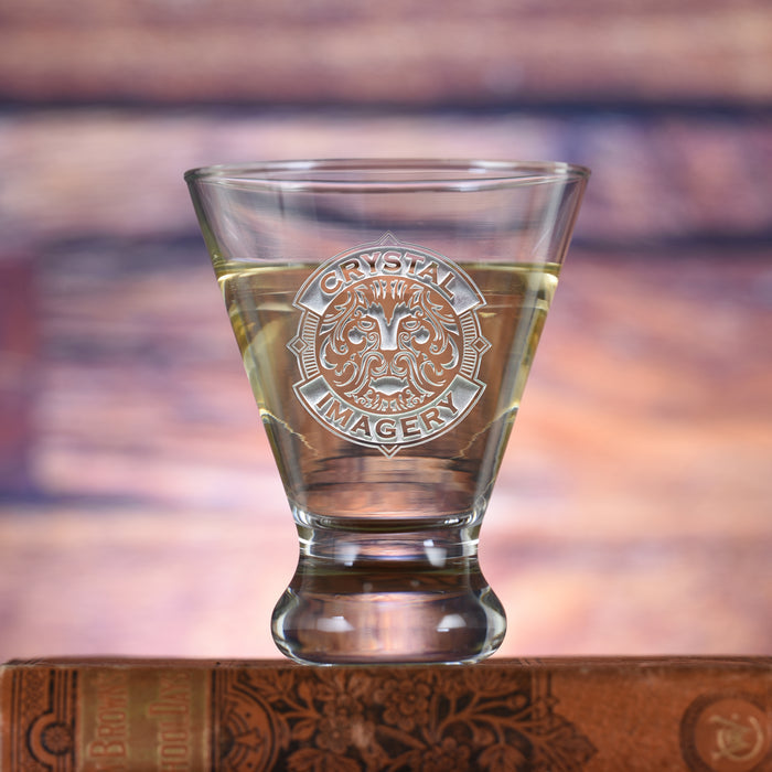 Engrave My Own Logo Martini Glass